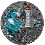 Niue Island 2022 5$ Latarnia Petit Minou 2oz