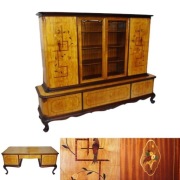 Gabinet,biblioteka,biurko,lata 30.Polska