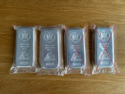 Srebro sztabki 1 kg; LBMA Fiji, próba 999,9