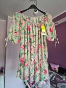 Bluzka letnia lekka w kwiaty 