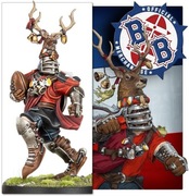 Bretonnian Blood Bowl Team: The Brionne Barons + KOSTKI