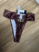 Boohoo brązowy dół od bikini tygrys