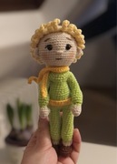 Mały Książę, lalka, na szydełku, rękodzieło