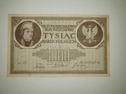 1000 Marek Polskich 1919 Rok Seria ZF 
