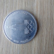 Rosja - CCCP - ZSRR 1 rubel 1977 st ulepszony; Olimpiada 1980 - Kreml