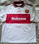 9 AUTOGRAFÓW Tomasz Łapiński koszulka Widzew 1997/1998 LM