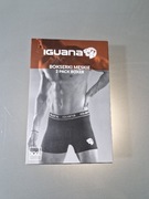Iguana Bokserki Męskie 2-Pak Czarne Rozmiar XXL