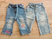Jeansy 2szt Mothercare Togs rozm. 80