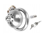 Stalowy pas cnoty Chastity Klatka na penisa Dilator oring 45mm