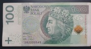 100 zł 2012 seria DB fajny numer p.opis