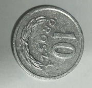 Moneta 10 groszy 1977rok nie czyszczona 
