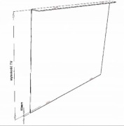 Pleksi ochronne na TV 75"