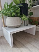 Podstawka pod monitor Shopsystem 28x36x13,8 cm biała