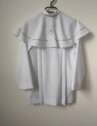 Strój komunijny chłopięcy 152 komża peleryna spodnie 