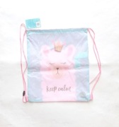 lama worek szkolny, worek dla dziewczynki