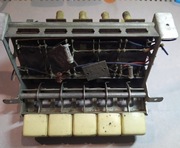 Stare radio lampowe, blok przełącznik z cewkami