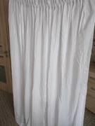 Firanka z srebrnymi pasami 