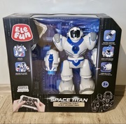 Rewelacyjny Interaktywny zdalnie sterowany Robot - Space Titan duży XL