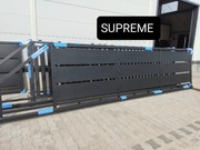 Brama przesuwna panelowa 5mx1,42 SUPREME,ocynk ogniowy+RAL, 4m, 6m
