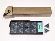 Nóż tokarski składany MTJNR 25x25 + płytki TNMG16 do 55hrc