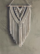 Makrama dekoracja ścienna handmade w stylu boho