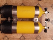 Zestaw butli nurkowych twinset 2x10l 
