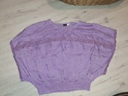 Nowa letnia luźna przewiewna bluzka r. 36, 38, S-M Boho do luźnych jeansów