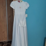 Komplet komunijny dziewczęcy rozm.140/146 cm