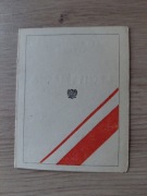 Legitymacja medal 40-lecia 1984