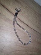 Brelok zawieszka do kluczy etui telefonu złoty szampański 