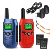 WALKIE TALKIE DLA DZIECI KRÓTKOFALÓWKA ŁOKI TOKI PMR LATARKA USB VOX