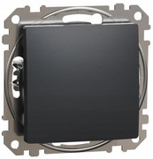 Schneider SDD114111 przycisk 1-biegunowy czarny antracyt Sedna D&E