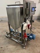 Pompa z wagą do płynów