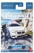 Matchbox 2025 European Streets BMW M5 POLICE POLIZEI POLICJA 02/05 Nowy