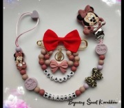 Zawieszka do smoczka plus agrafka do wózka! Anielka