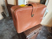 Walizka skórzana nowa PRL