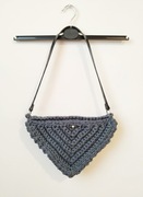 Oryginalna trójkątna torba, ręczne robiona