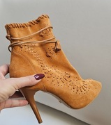 Badura botki bez palców skóra naturalna  roz 41