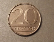 20 złotych 1986 r. Nominał