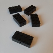 Lego 7049b  Brick, Modified 2 x 4 Wheels Holder, Trans-Clear Bottom