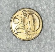 Moneta 20 HALERZY 1983 Czechosłowacja 