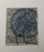 Indie - Three Pies - Nadruk - Okupacja przez Japonię(2)