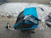 Przyczepka rowerowa dziecięca THULE Coaster XT 2 Niebieska 10101806