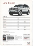 PROSPEKT-CENNIK TOYOTA LAND CRUISER 