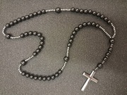 Różaniec z kamieni naturalnych