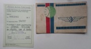 PKP -bilet roczny 1996 i  zaproszenie Akademia - Dzień Kolejarza-1963r