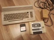 Commodore 64 + zasilacz +magnetofon + blackbox