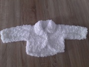 Bolerko futerkowe 62/68 CHRZEST