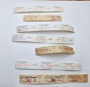 Komplet starych biletów do kina 