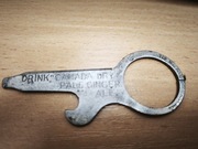 Otwieracz vintage Canada Dry Pale Ginger Ale USA lata 40–60 reklama